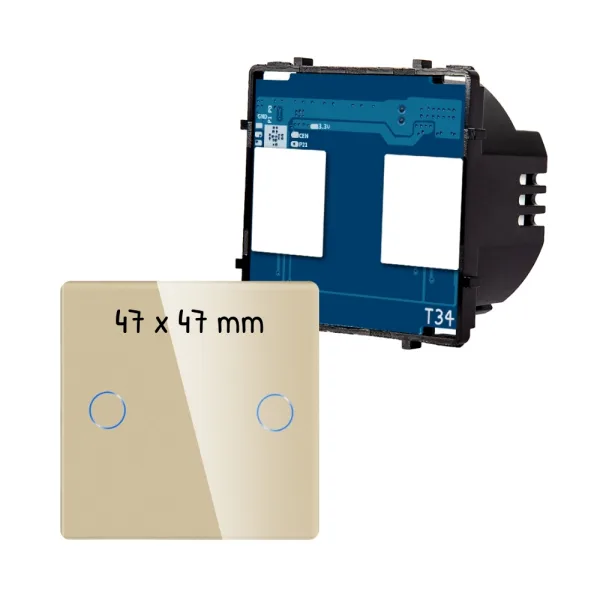 Modul dvojitého schodišťového dotykového vypínače R-T602S+CR-G