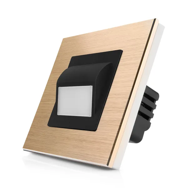 Kompletní podlahové LED světlo v hliníkovém rámečku ROON R-Socket-FL-ALU-GB
