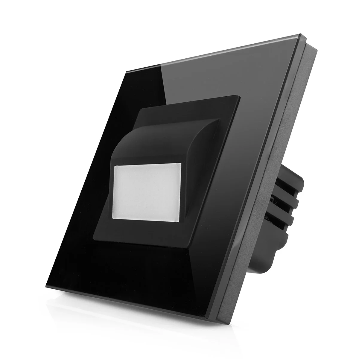 Kompletní podlahové světlo se skleněným rámečkem ROON R-Socket-FL-BB