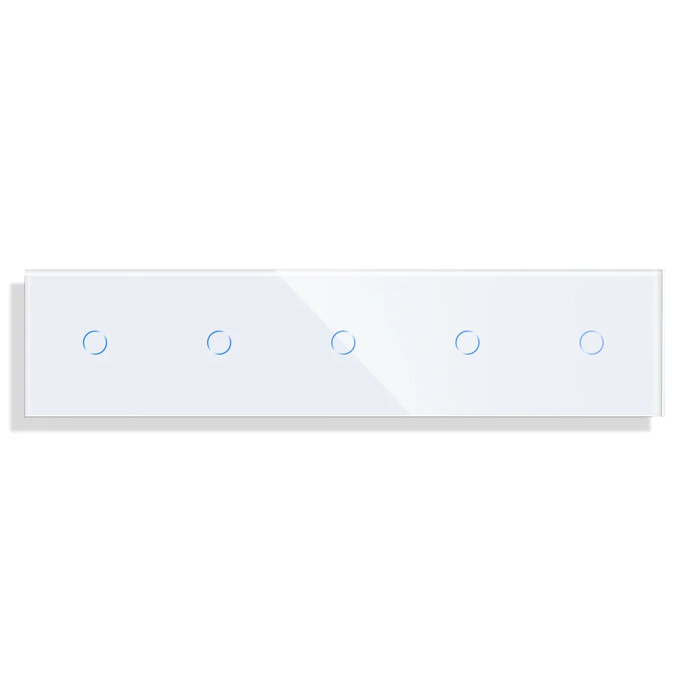 Skleněný panel pro dotykové vypínače ROON R-1C/1C/1C/1C/1C-W
