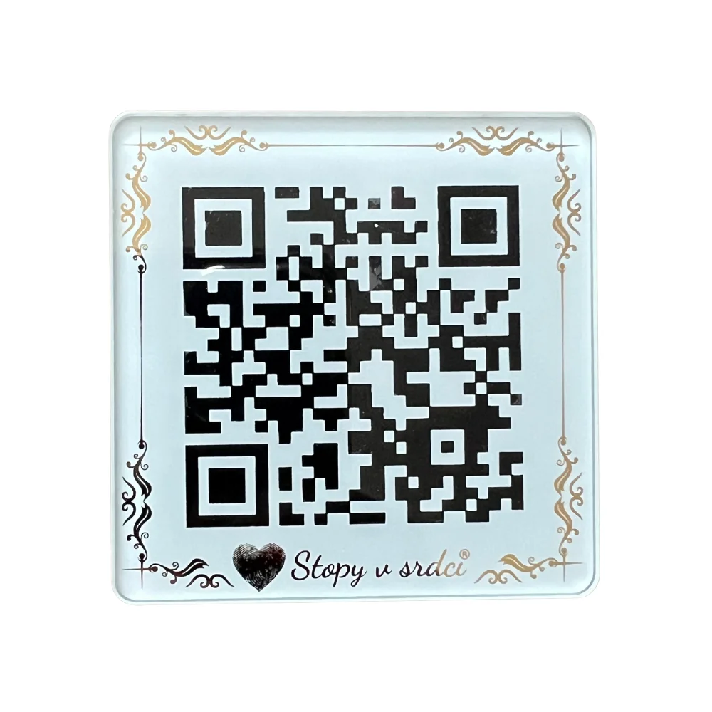 Předaktivovaný skleněný QR kód – pro vzpomínky, které nezmizí