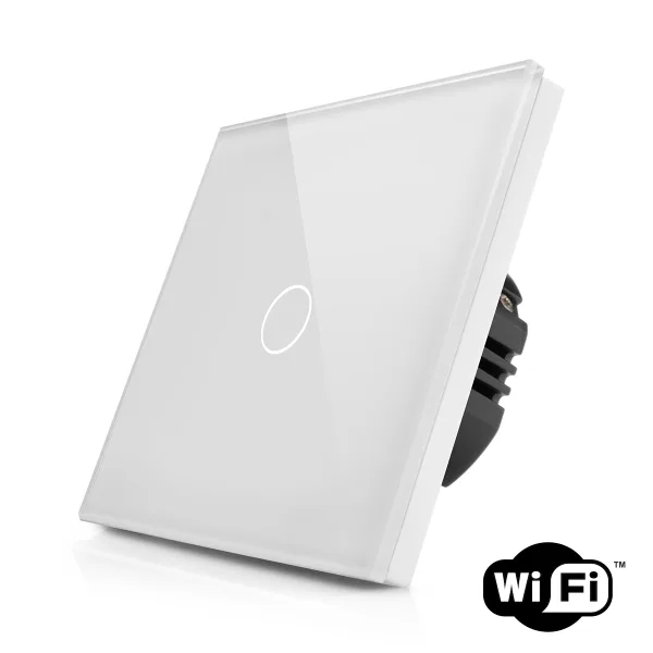 Skleněný dotykový schodišťový vypínač s wifi R-T601SW-W