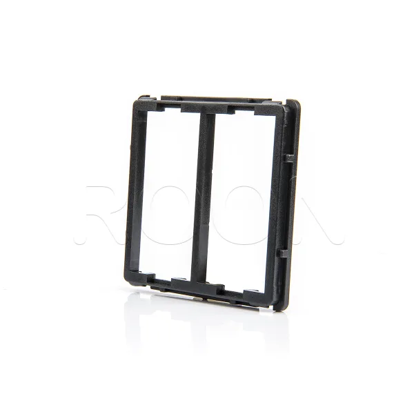 Plastový montážní rámeček pro 2 půlmoduly R-1/2-Frame