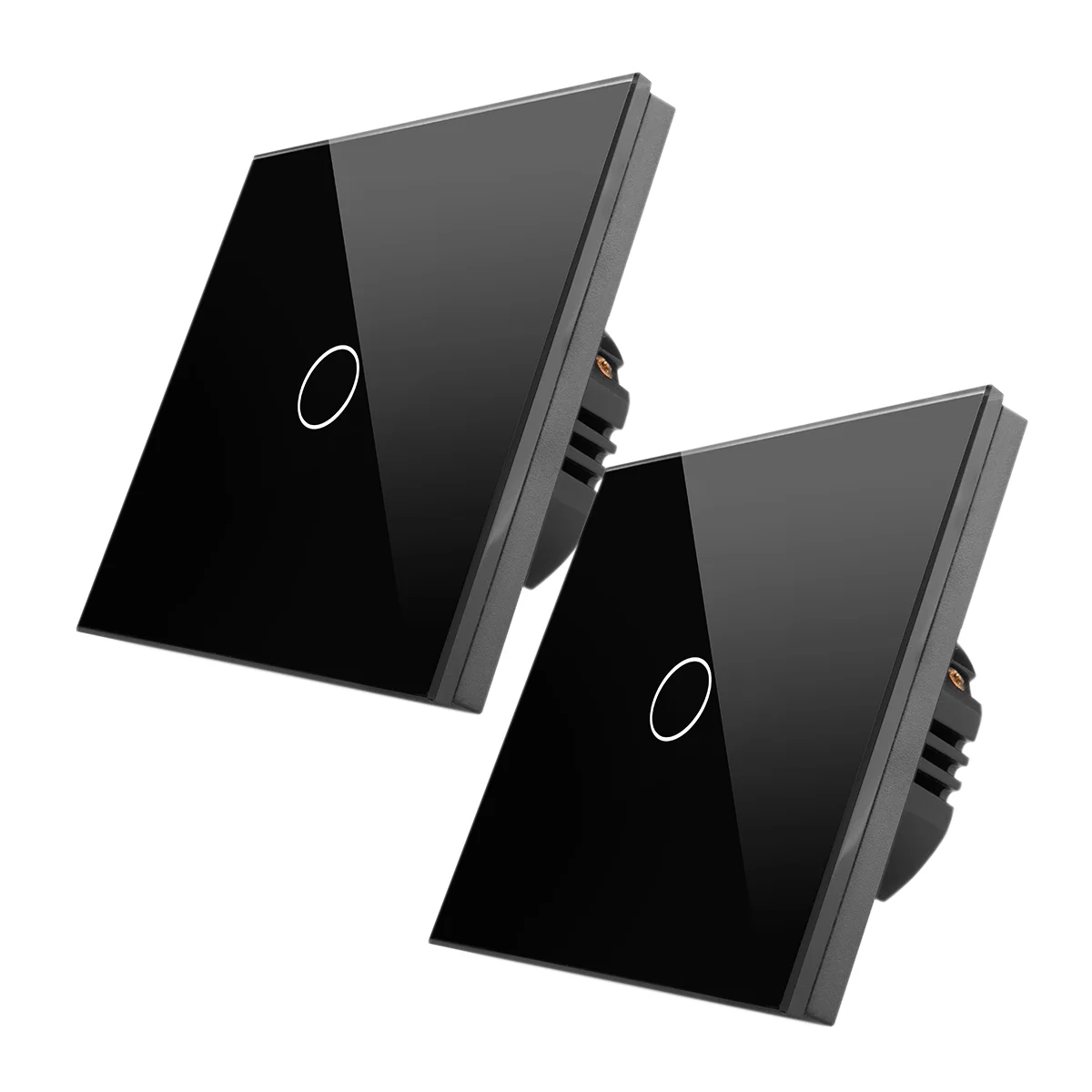 Skleněné dotykové vypínače ROON R-T601-B+R-T601-B